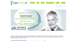 Desktop Screenshot of lingua-franca.pl
