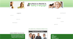 Desktop Screenshot of lingua-franca.de