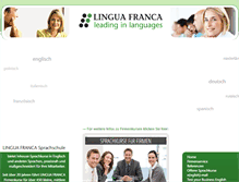 Tablet Screenshot of lingua-franca.de